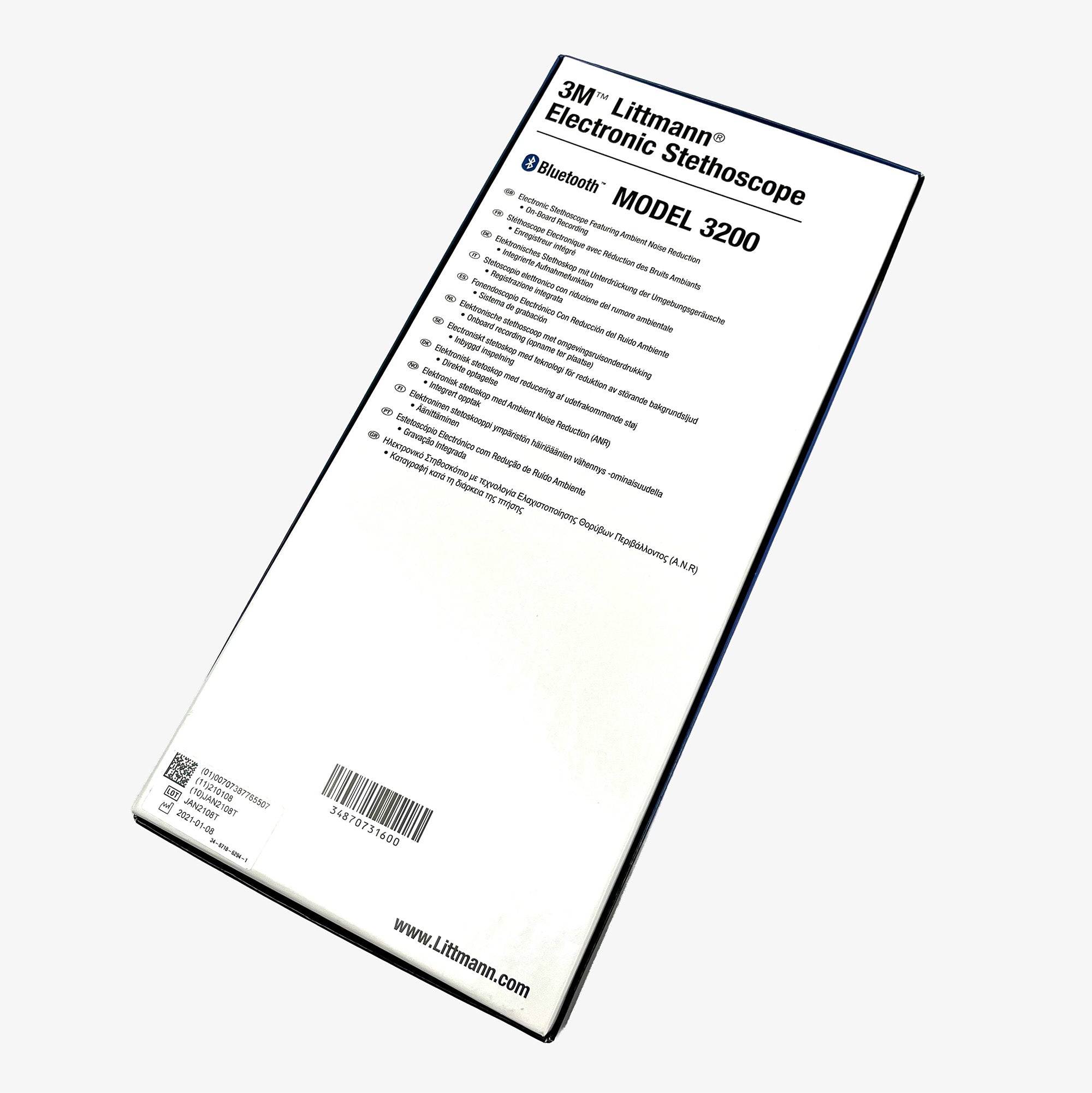 3M Littmann 3200 Elektronisches Stethoskop mit Bluetooth